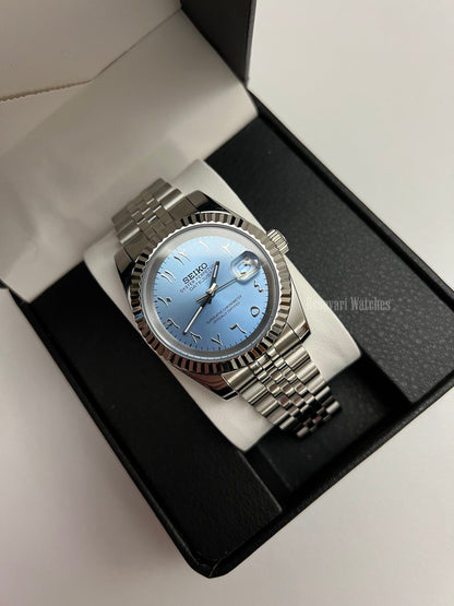 Seiko Datejust Mod (Arabic Blue)