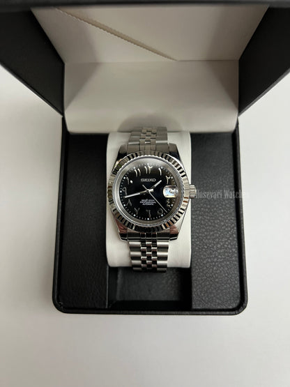 Seiko Datejust Mod (Arabic Black)