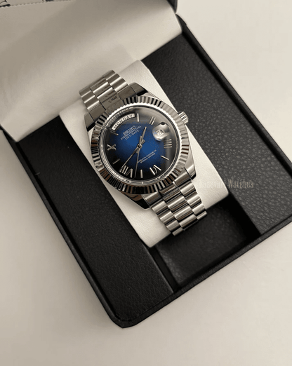 Seiko Day-Date Mod (Blue Roman)