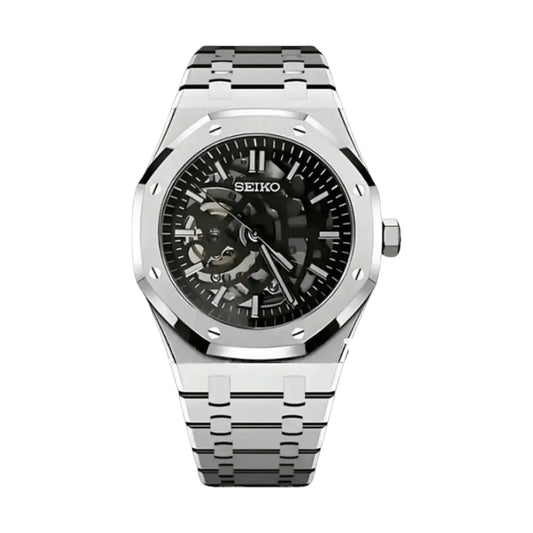 Seiko Royal Oak mod watch — Skeleton