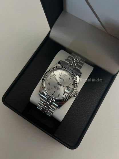 Seiko Datejust Mod (Arabic White)