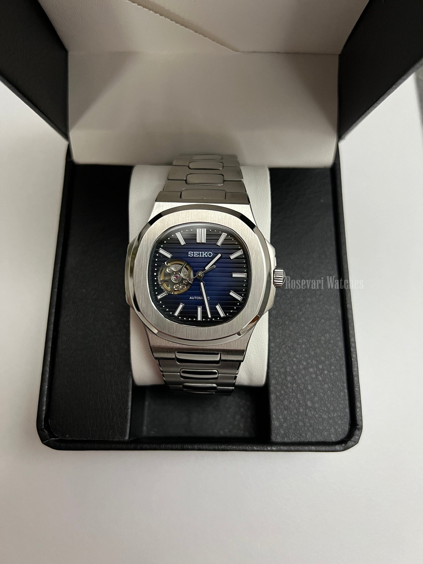 Seiko Nautilus Mod (Open Heart) Royal Blue