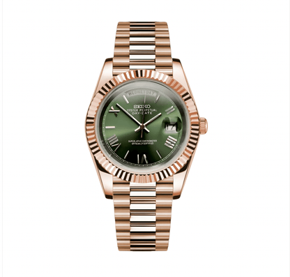 SeikDate Mod Rose-Gold (Green)