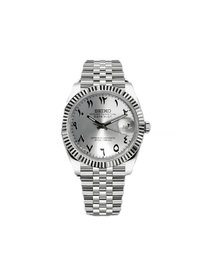 Seiko Datejust Mod (Arabic White)