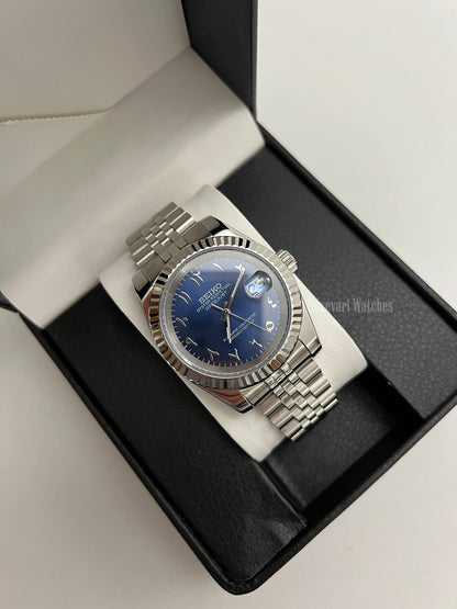 Seiko Datejust Mod (Arabic Royal Blue)