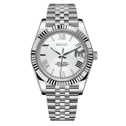 Seiko Datejust Mod (White Roman)