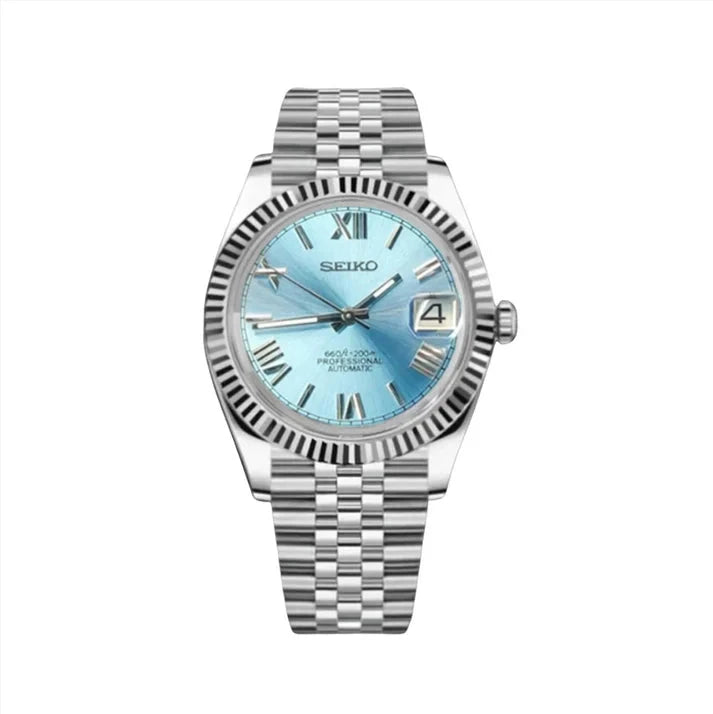 Seiko Datejust Mod (Blue Roman)