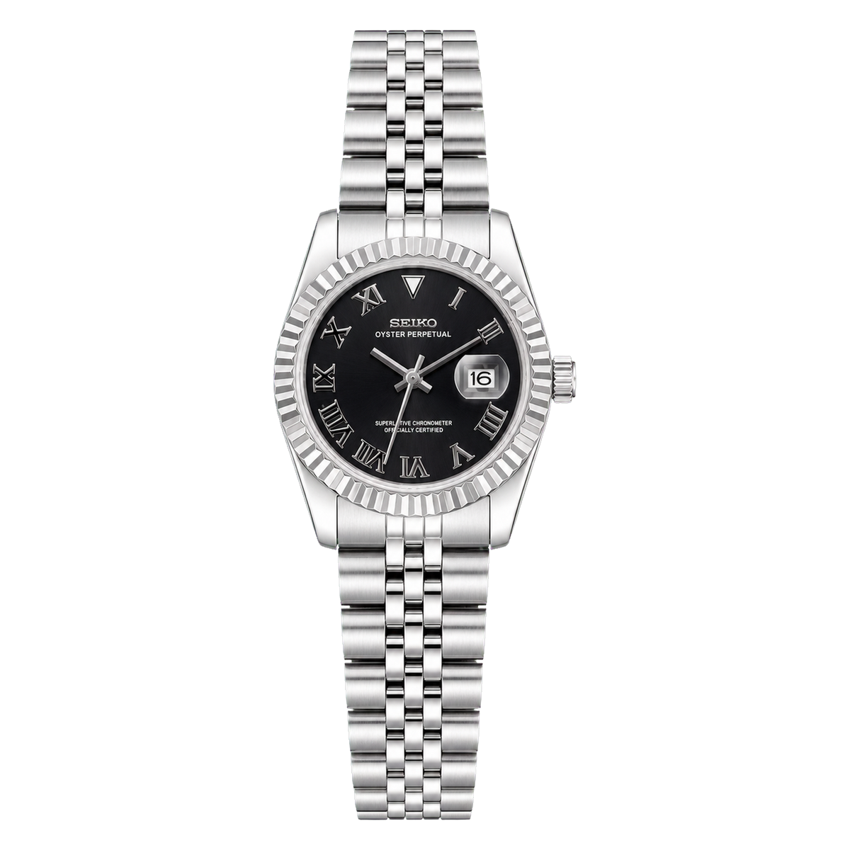 Lady Datejust (Black Roman)