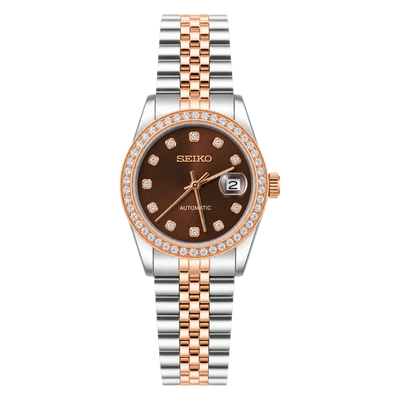 Lady Datejust (Rose Chocolate Gem Bezel)