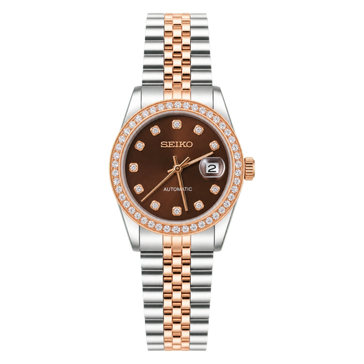 Lady Datejust (Rose Chocolate Gem Bezel)
