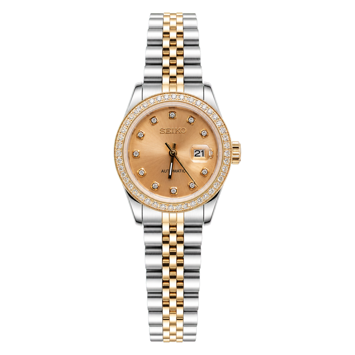 Lady Datejust (Two-Tone Champagne Gem)