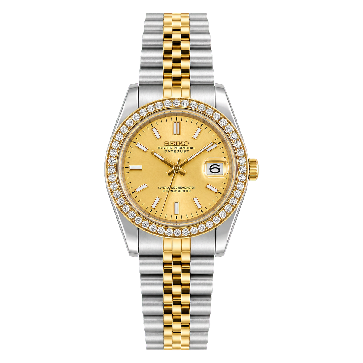Lady Datejust (Two-Tone Gold Gem)