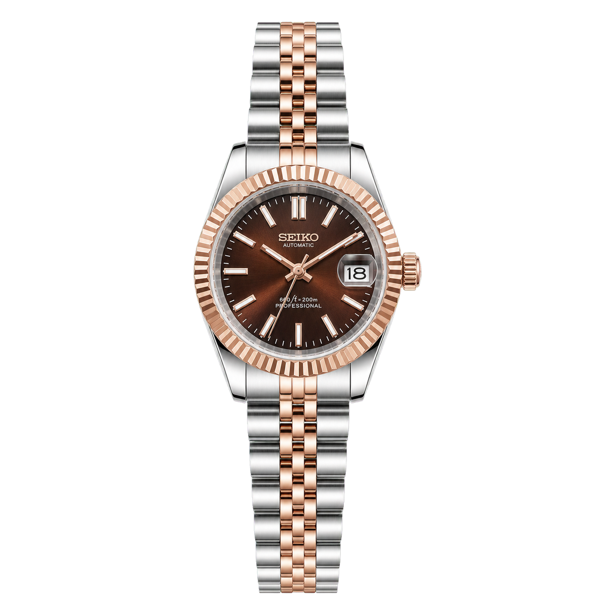 Lady Datejust (Two-Tone Rose Gold Chocolate)