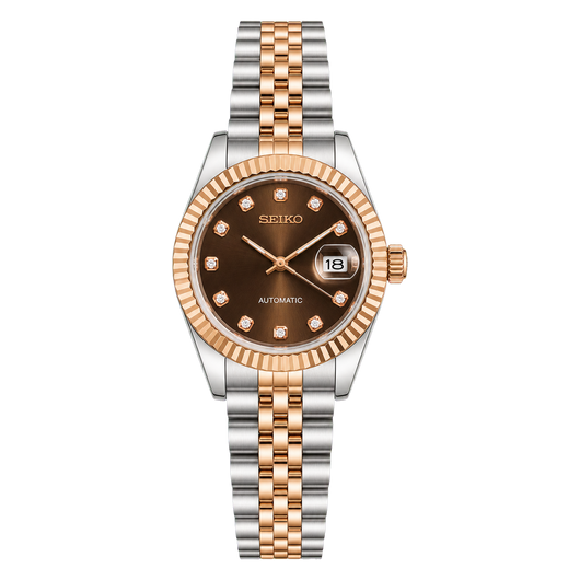 Lady Datejust (Two-Tone Rose Gold Chocolate Gem)
