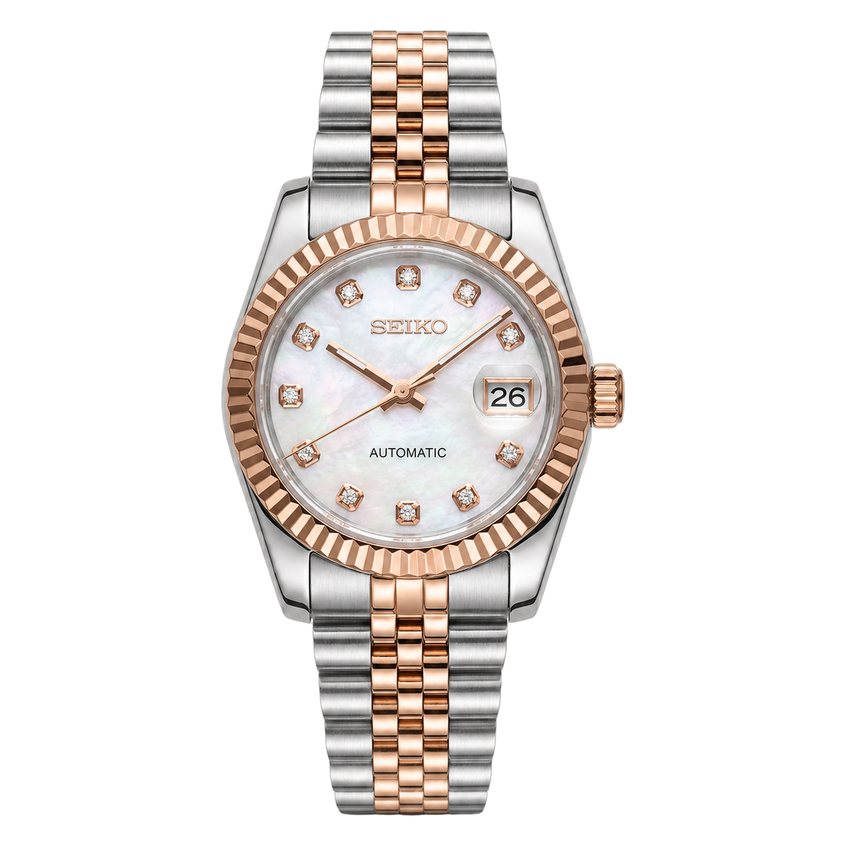 Lady Datejust (Two-Tone Rose Gold Mother of Pearl Gem II)