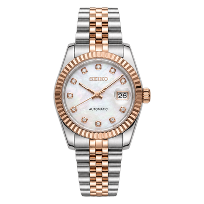 Lady Datejust (Two-Tone Rose Gold Mother of Pearl Gem II)