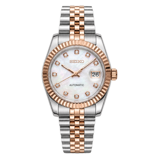Lady Datejust (Two-Tone Rose Gold Mother of Pearl Gem II)