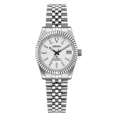Lady Datejust (White Geometric)