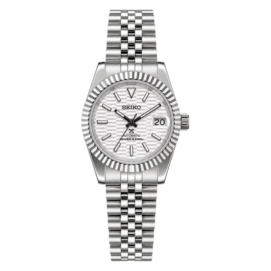 Lady Datejust (White Geometric)