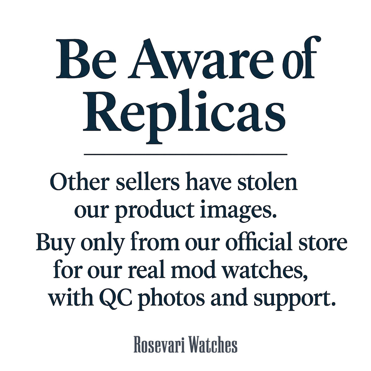 Be Aware of Replicas