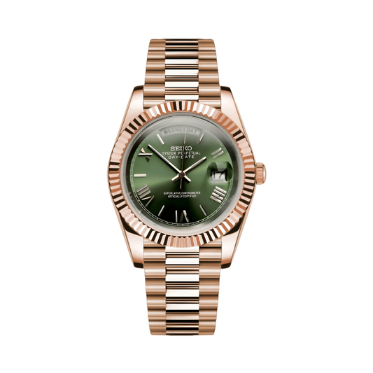SeikDate (Rose Gold, Green)