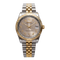 Datejust (Two-Tone Arabic Champagne) | NH35 Custom Mod Watch