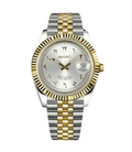Datejust (Two-Tone Arabic Silver)
