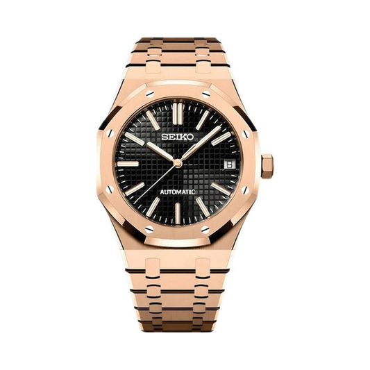 SeikOak (Rose Gold) | NH35 Custom Mod Watch