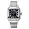 Santos (noir classique) | Montre modifiée NH35 sur mesure