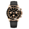 Daytona (Noir & Or Rose) | Montre Chrono Modifiée VK63 Personnalisée