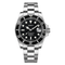 Submariner (noir) | Montre modifiée NH35 sur mesure